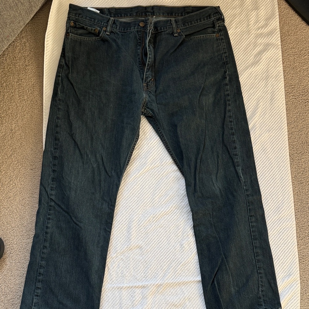 Levi's Dark Indigo Straight Jeans